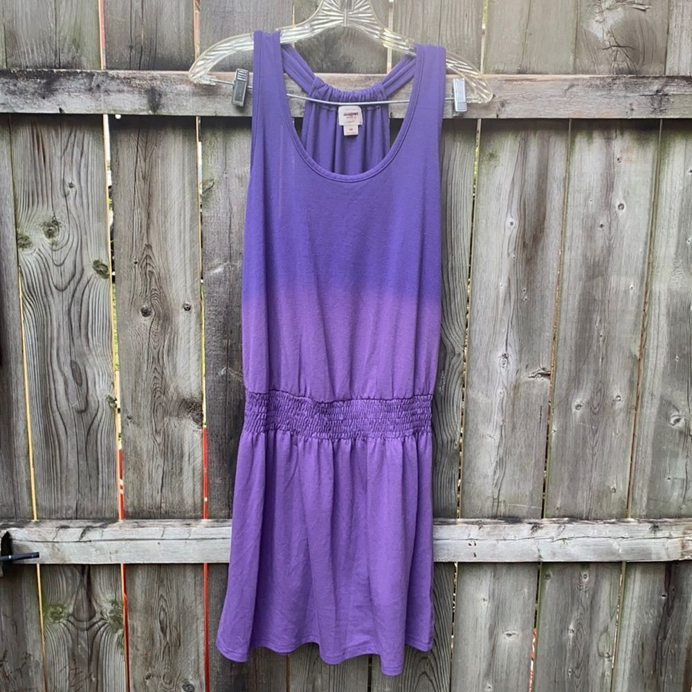 Mossimo supply purple drop waist casual dress sz. M